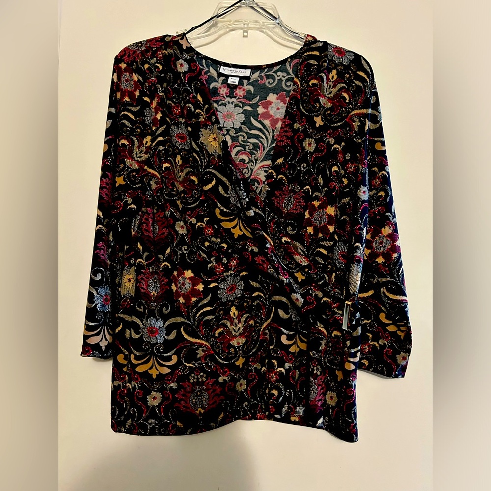Petite XL Paisley top